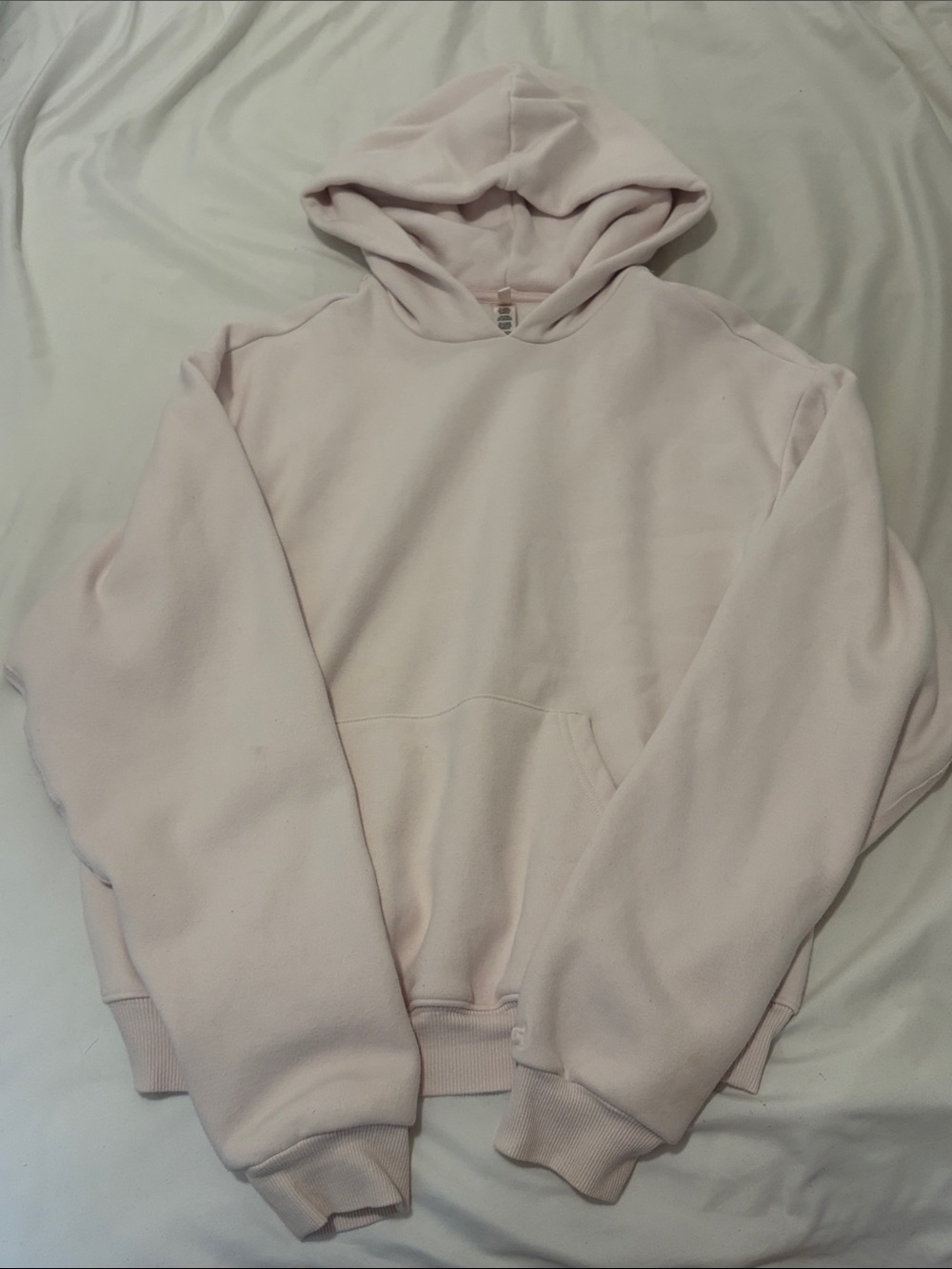 SKIMS Light Pink Pullover Hoodie